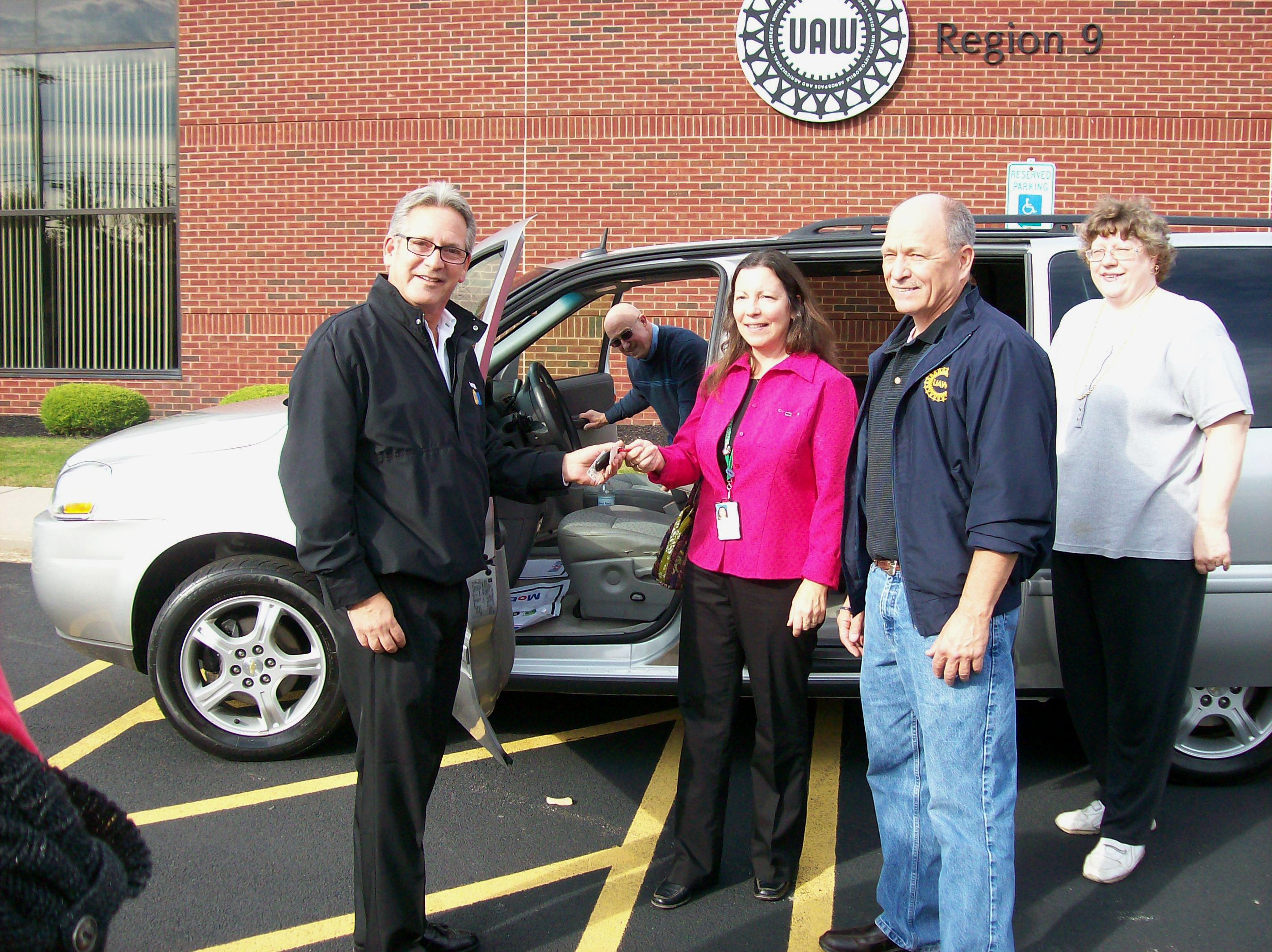 UAW Region 9/WNY Community Action Program-Veterans Committee Donates New Chevrolet Van To A Veterans Administration Hospital In The Southern Tier
